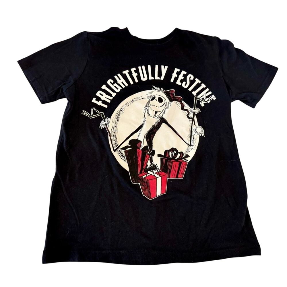 Disney Nightmare Before Christmas Jack Frightfully Festive Boys Shirt S 6/7